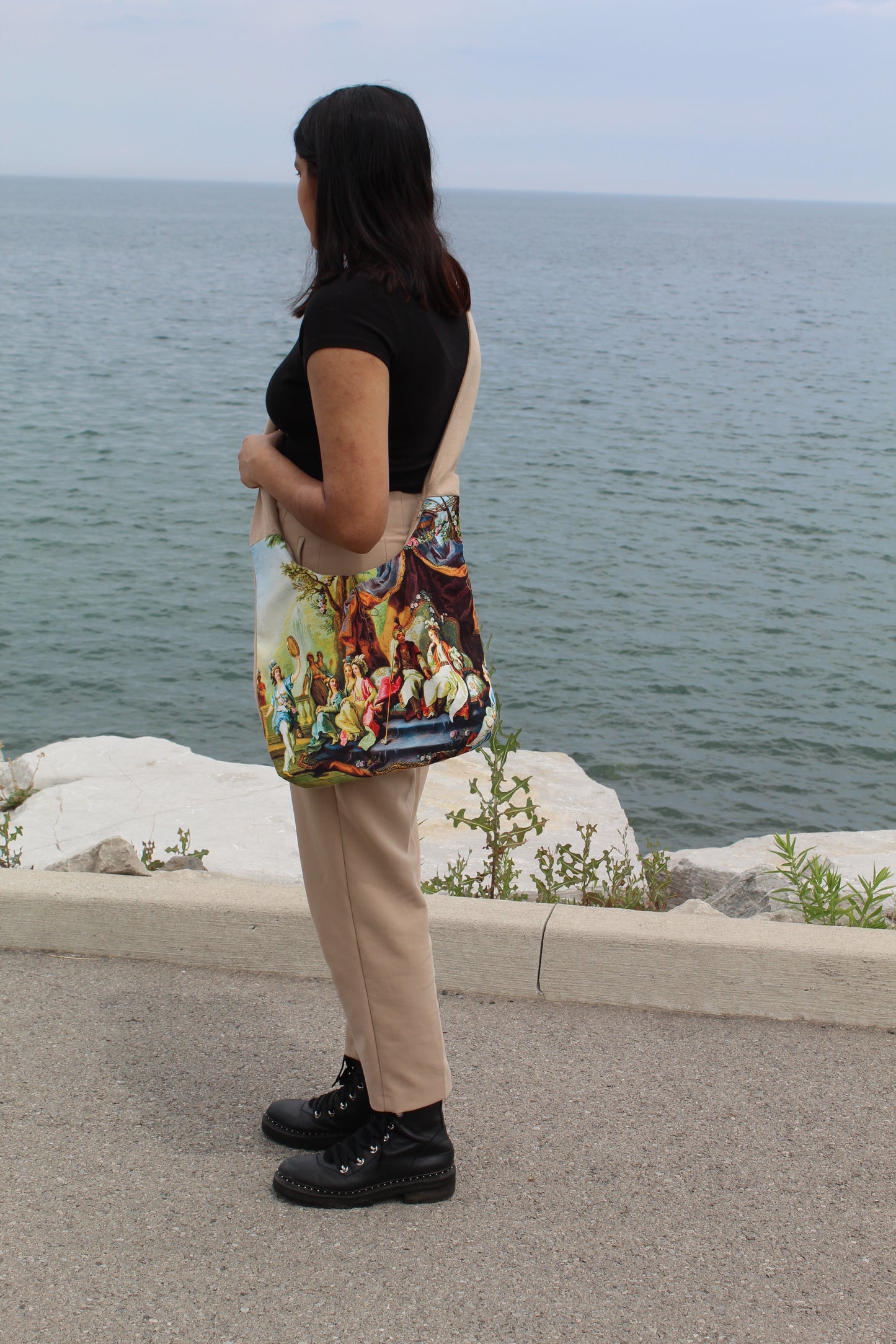 Turkish Design Crossbody Bag - Harem Motif