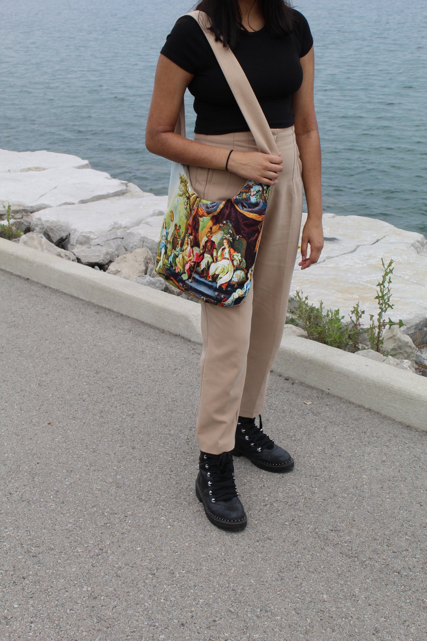 Turkish Design Crossbody Bag - Harem Motif